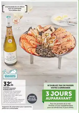 Super U Plateau duo offre