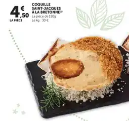 Super U Coquille saint-jacques à la bretonne offre