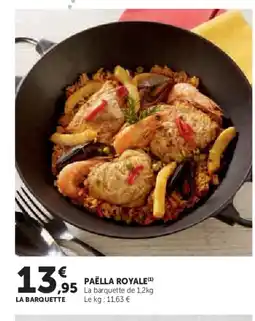 Super U Paëlla royale offre