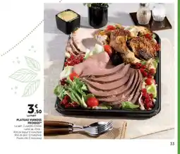 Super U Plateau viandes froides offre