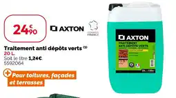 Weldom Axton traitement anti dépôts verts offre