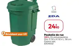 Weldom Eda poubelle de rue offre