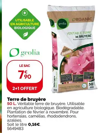 Geolia terre de bruyère