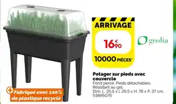 Weldom Geolia potager sur pieds avec couvercle offre