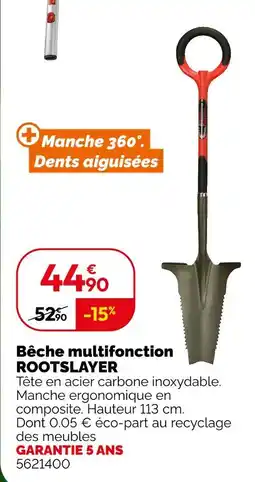 Weldom Rootslayer bêche multifonction offre