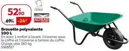 Weldom Altrad brouette polyvalente 100 l offre
