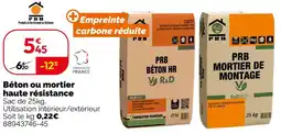 Weldom Béton ou mortier haute résistance offre
