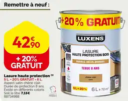 Weldom Luxens lasure haute protection bois offre