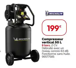 Weldom Michelin compresseur vertical 50 l offre