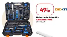 Weldom Dexter malette de 94 outils offre