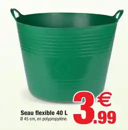 Bazarland Seau flexible 40 l offre
