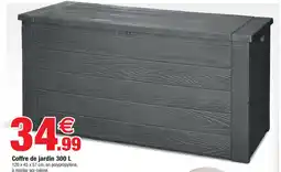 Bazarland Coffre de jardin 300 l offre
