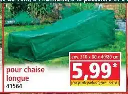 Norma Housse de protection pour mobilier de jardin pour chaise longue offre