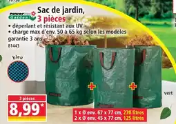 Norma Powerfix garden sac de jardin bleu offre