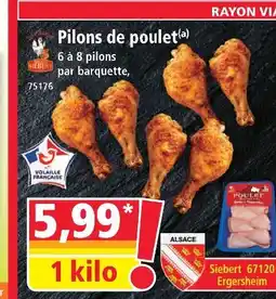 Norma Siebert pilons de poulet offre