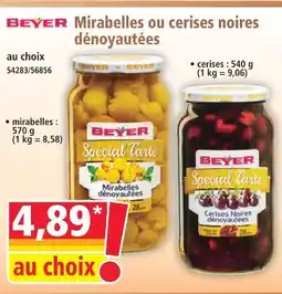 Norma Beyer mirabelles dénoyautées offre