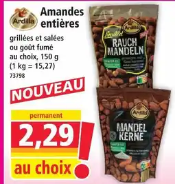 Norma Ardilla amandes entières grillées et salées offre