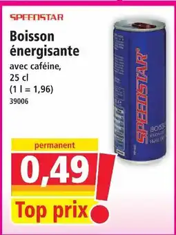 Norma Speedstar boisson énergisante avec caféine offre