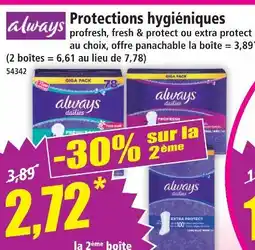 Norma Always protections hygiéniques offre