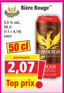 Norma Grimbergen bière rouge offre