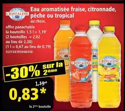 Norma Cristaline eau aromatisée fraise offre