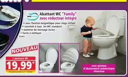 Norma Badcomfort abattant wc family avec réducteur intégré offre