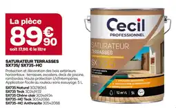 Gedimat Cecil professionnel saturateur terrasses sx735/ sx735-hc offre
