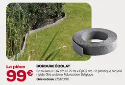 Gedimat Bordure écolat offre