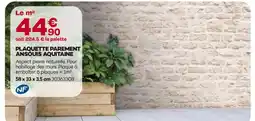 Gedimat Plaquette parement ansouis aquitaine offre