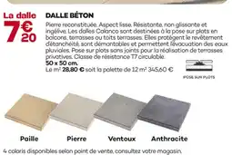 Gedimat Dalle béton offre