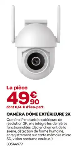 Gedimat Caméra dôme extérieure 2k offre