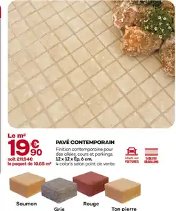 Gedimat Pavé contemporain offre