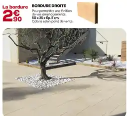 Gedimat Bordure droite offre