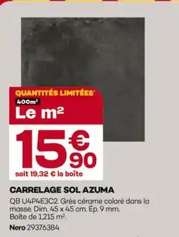 Gedimat Carrelage sol azuma offre