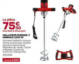 Gedimat Malaxeur rubimix-7 minimax 1200 w offre