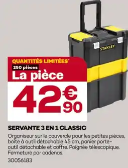 Gedimat Stanley servante 3 en 1 classic offre