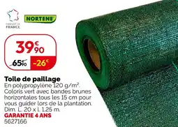 Weldom Nortene toile de paillage offre