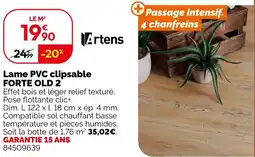 Weldom Artens lame pvc clipsable forte old 2 offre