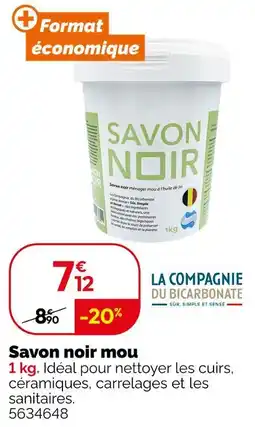 Weldom Savon noir mou offre