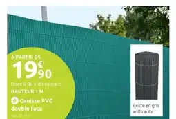 Mr Bricolage Canisse pvc double face offre
