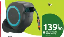 Mr Bricolage Gardena dévidoir auto mural rollup offre