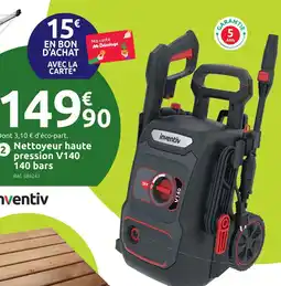 Mr Bricolage Inventiv nettoyeur haute pression v140 140 bars offre