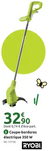 Mr Bricolage Ryobi coupe-bordures électrique 350 w offre