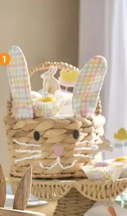 b&m Panier lapin tressé offre