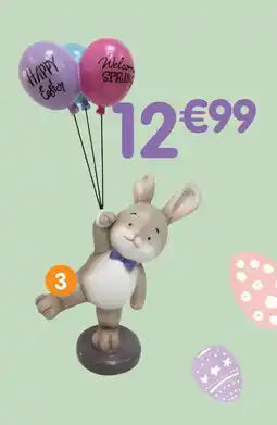 b&m Statue lapin & ballons offre