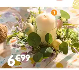 b&m Photophore avec oeufs et feuillage offre