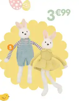 b&m Lapin tissu offre