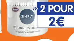 b&m Coton tiges ouatés offre