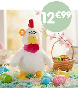b&m Peluche poule chanteuse offre