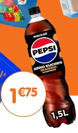 b&m Pepsi zéro mangue offre